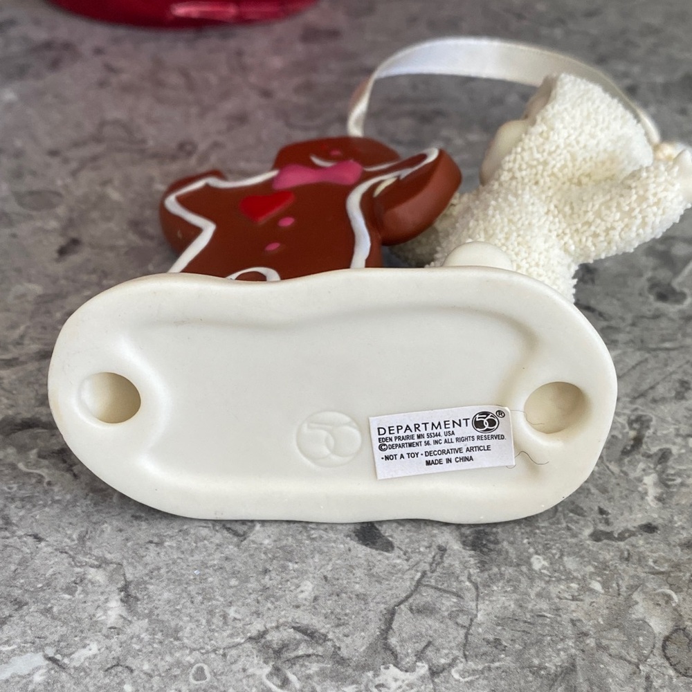 Department 56 snowbabies My Gingerbread Friend Snow Baby Christmas ornament dept - Picture 7 of 10